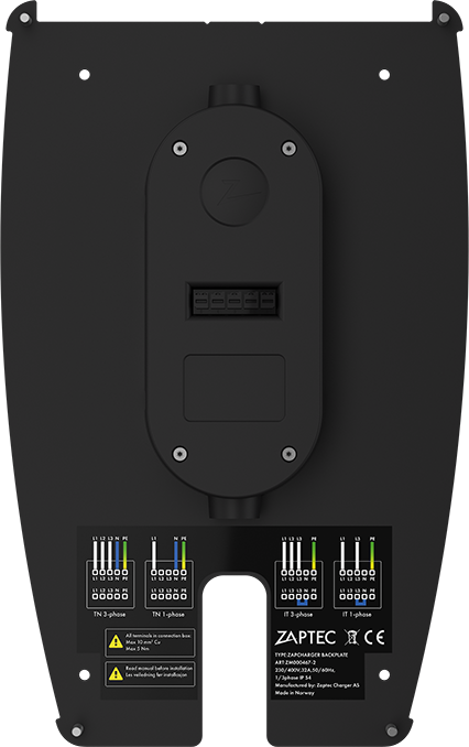 Zaptec Rückplatte für Zaptec Pro Wallbox