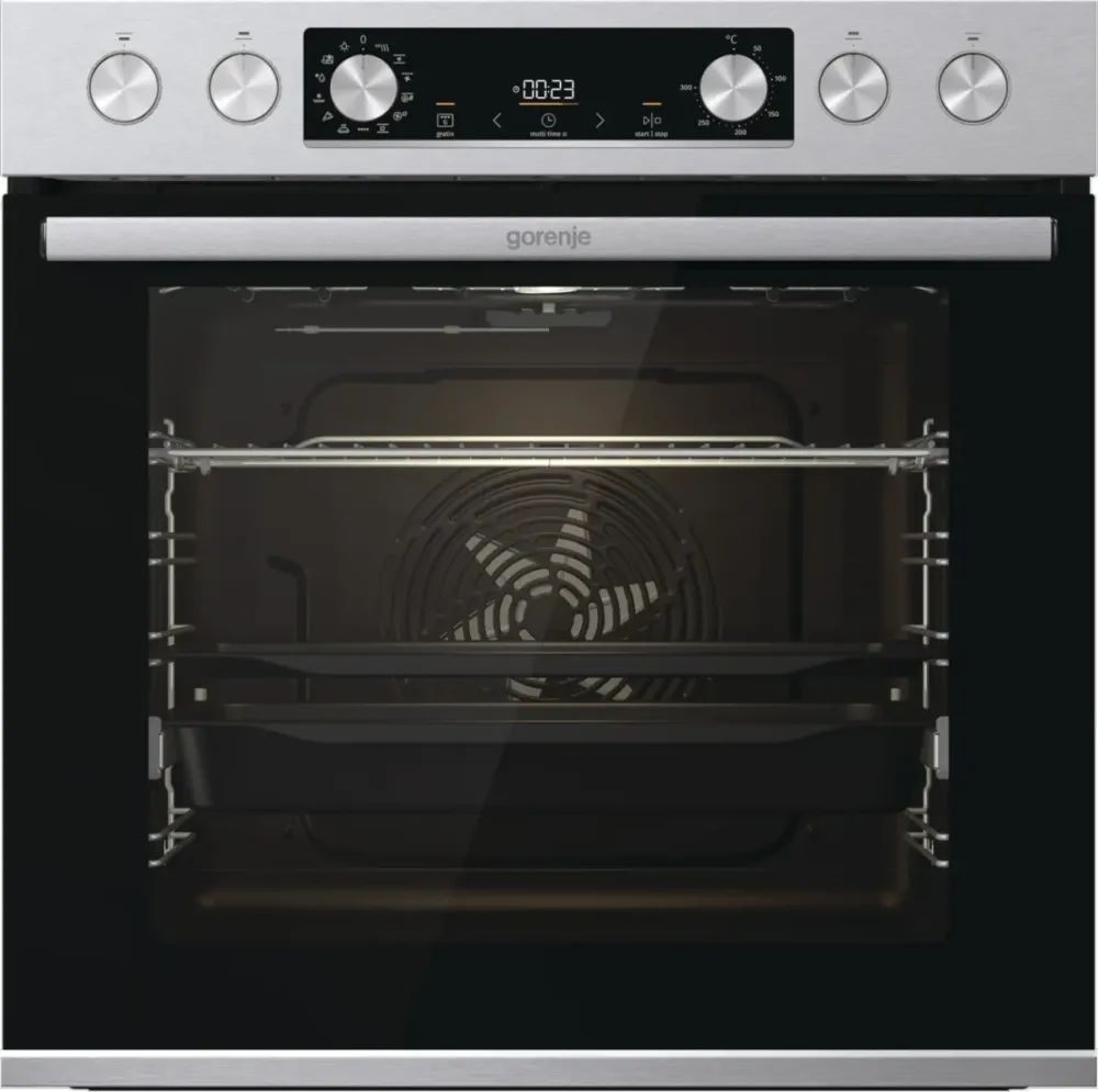 Gorenje BCS6737E06X ugradbena pećnica 77 l, ExtraSteam i AirFry, inox
