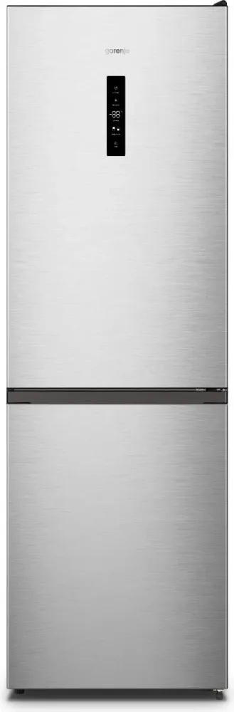 Gorenje N619EAXL4 kombinirani hladnjak 304 l NoFrost Plus, 186 cm, sivi (inox izgled)