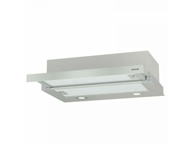 Gorenje TH62E4X ugradbena teleskopska kuhinjska napa, 60 cm, 450 m³/h, energetski razred C, inox
