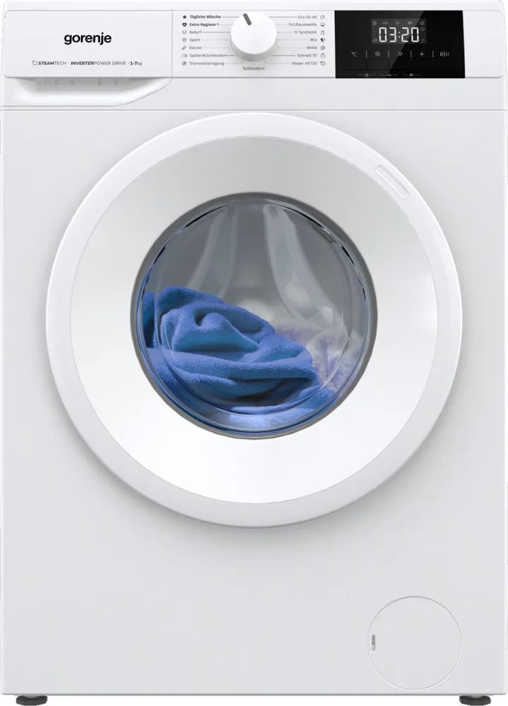 Gorenje W51G1PS74BP slim perilica rublja 7 kg, 1400 o/min, SteamTech, energetski razred B, bijela