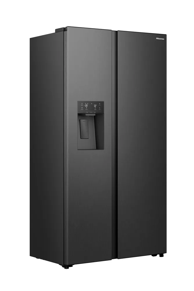 Hisense MS91528FC side-by-side hladnjak 528 l s dozatorom leda i vode, Total No Frost, energetski razred C, crni