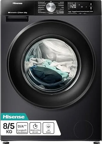 Hisense WD3S8043BB3 perilica-sušilica 8/5 kg, crna
