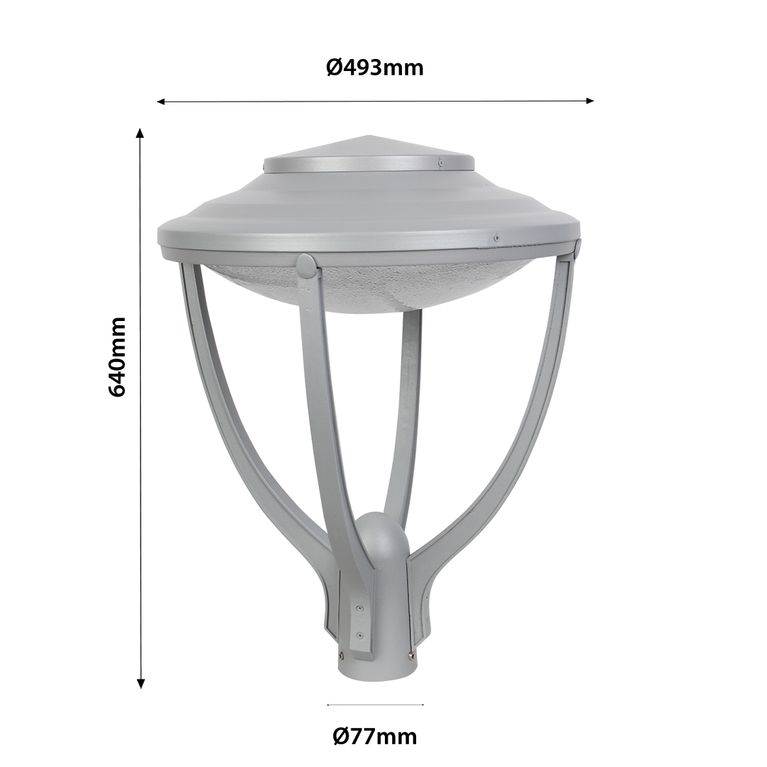 LED ПАРКОВ СТЪЛБ MILANO 3