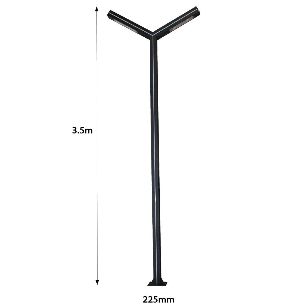 LED ПАРКОВ СТЪЛБ NOVARA DUE 2x30W 2