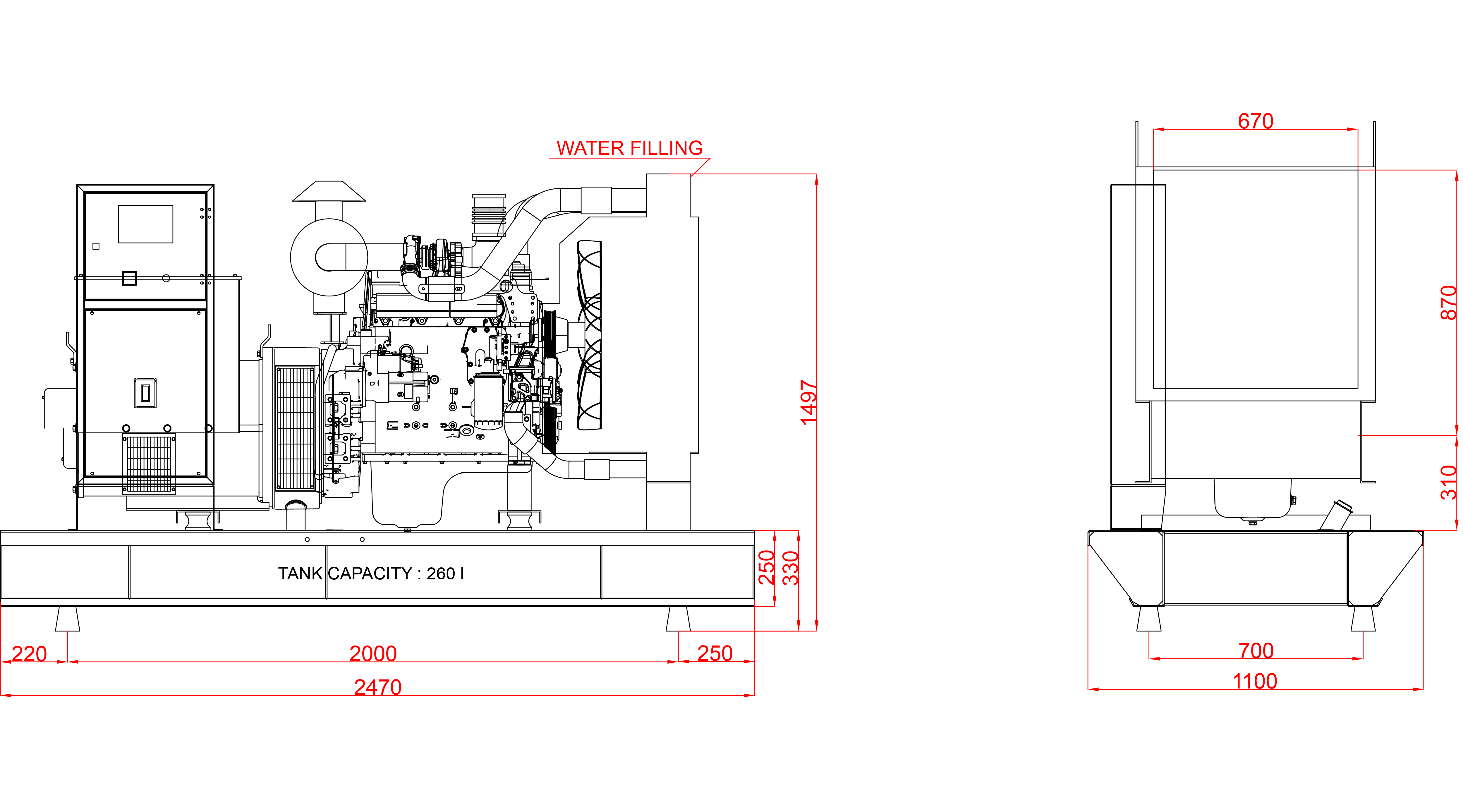 Дизелов генератор 135kVA, KJ POWER модел KJS-135 4