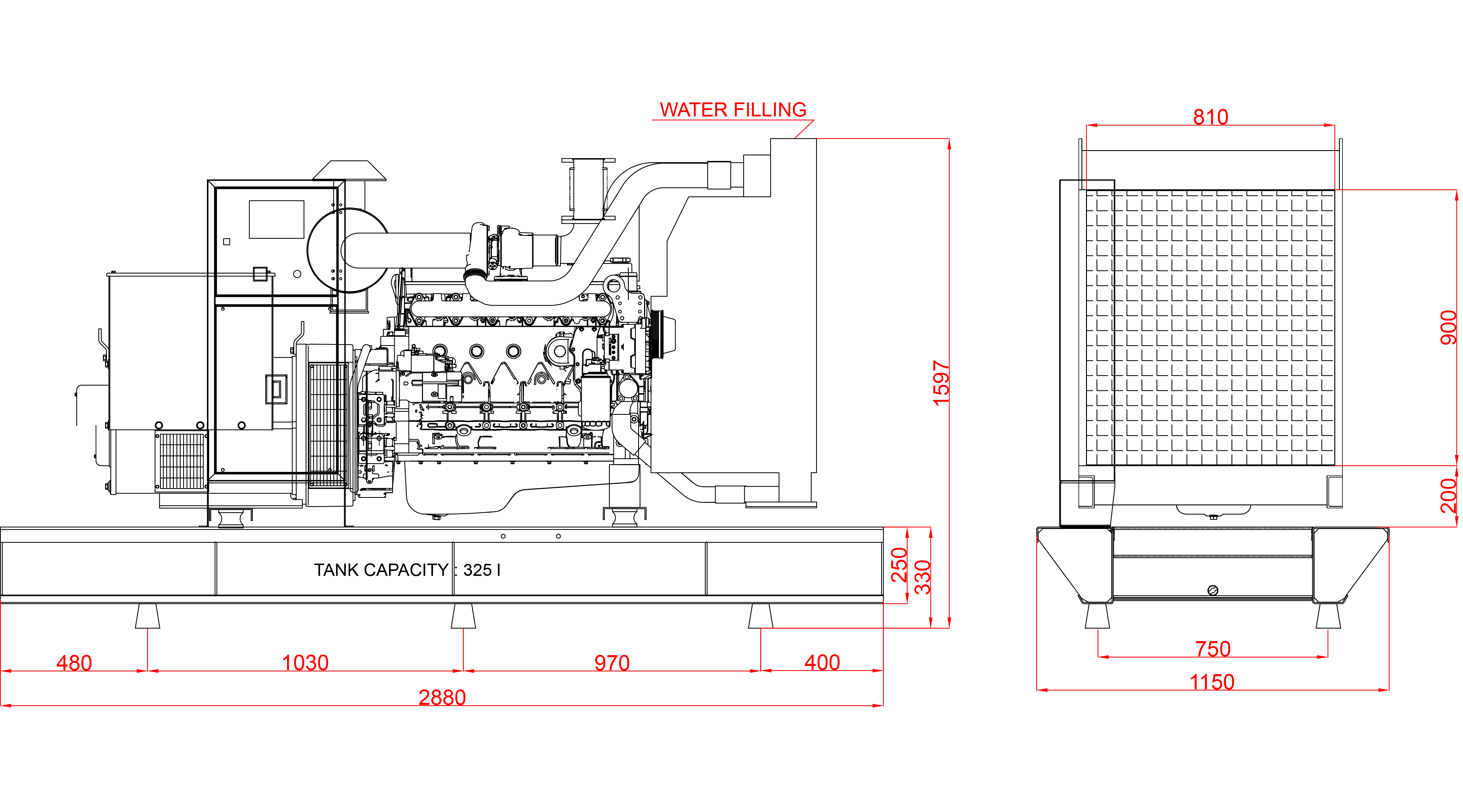 Дизелов генератор 200kVA, KJ POWER модел KJS-200 4