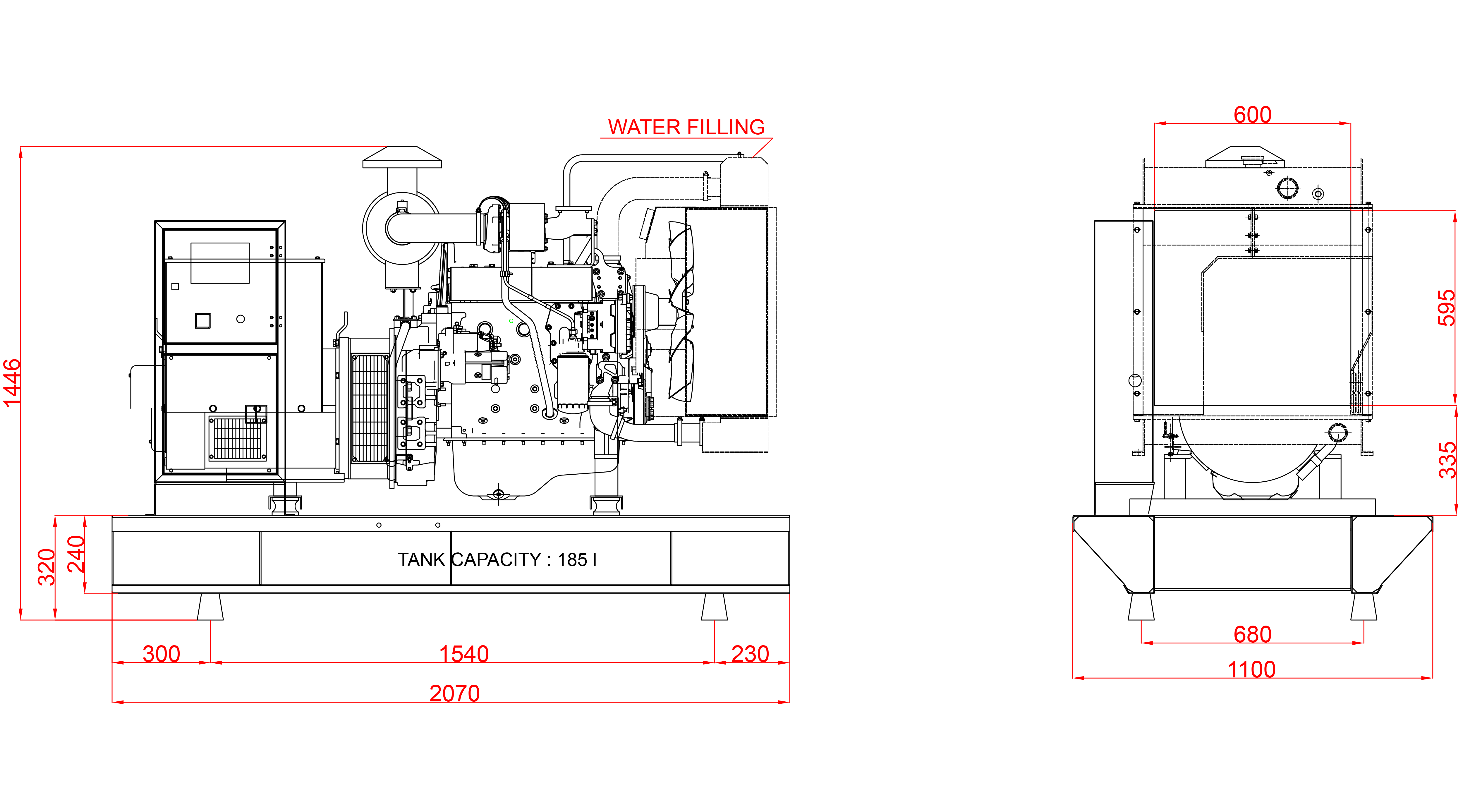 Дизелов генератор 74kVA, KJ POWER модел KJS-74 4