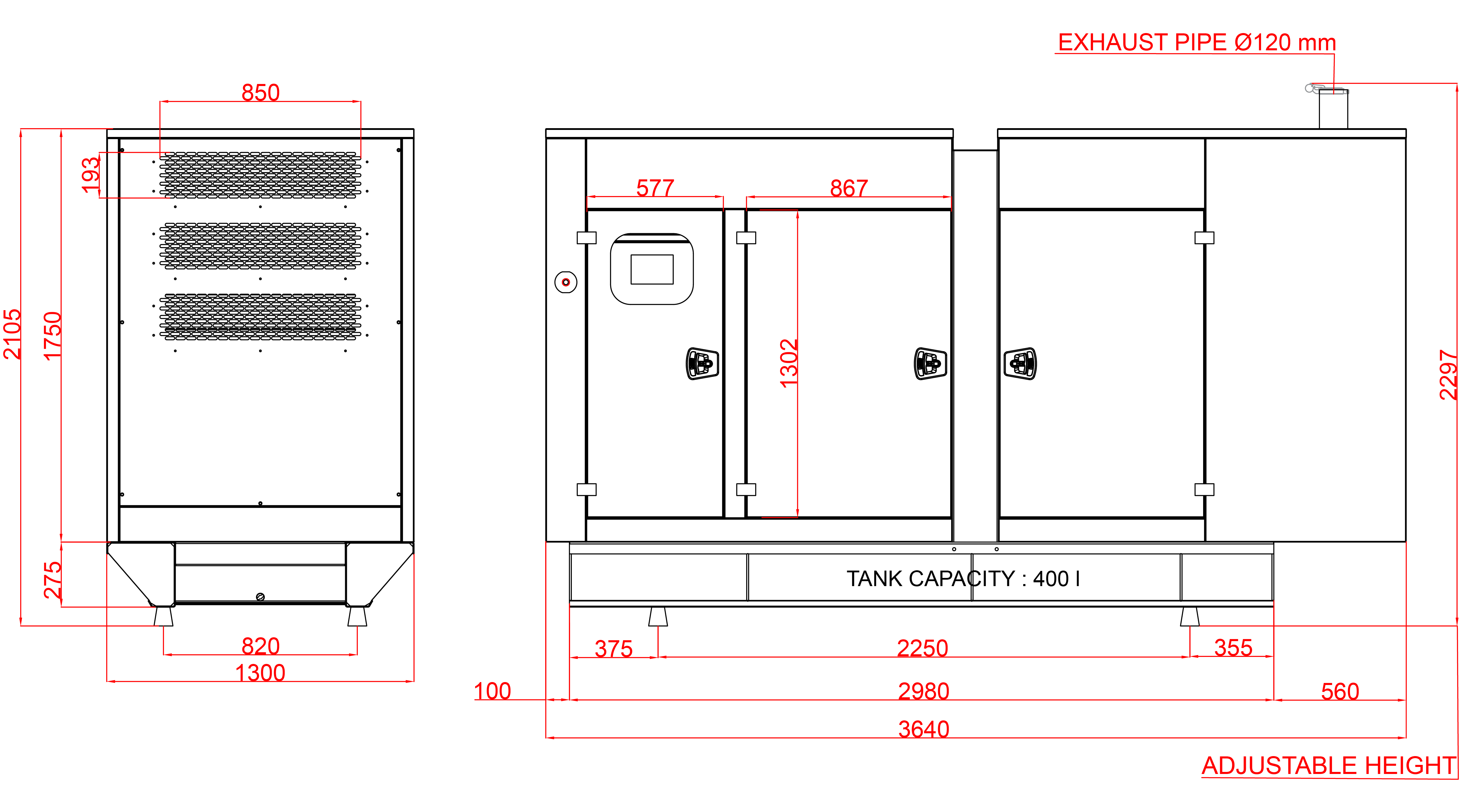 Дизелов Генератор 275kVA, KJ POWER модел KJV-275 (841) 3