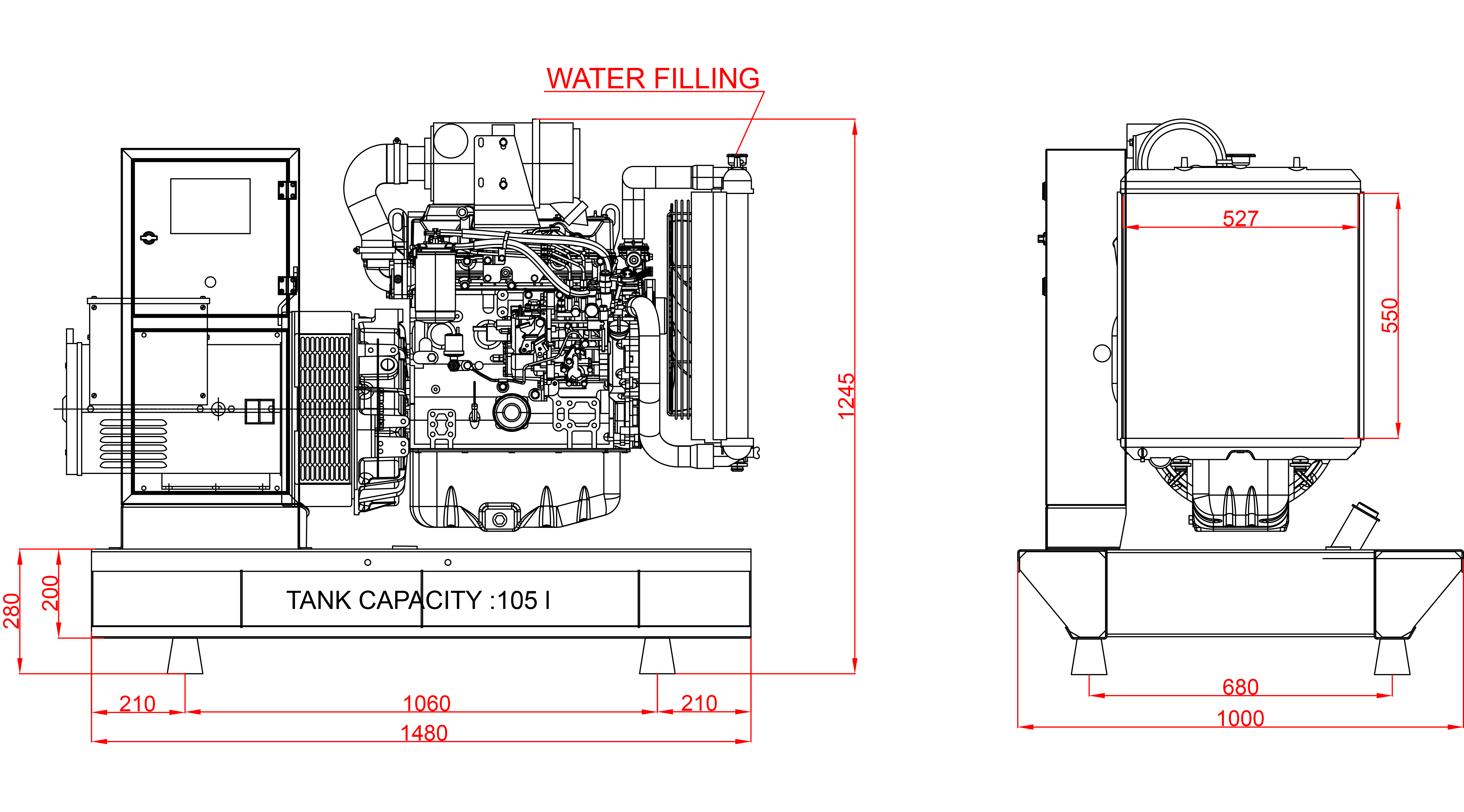 Дизелов Генератор 37 kVA, КJ POWER модел KJY-37 4