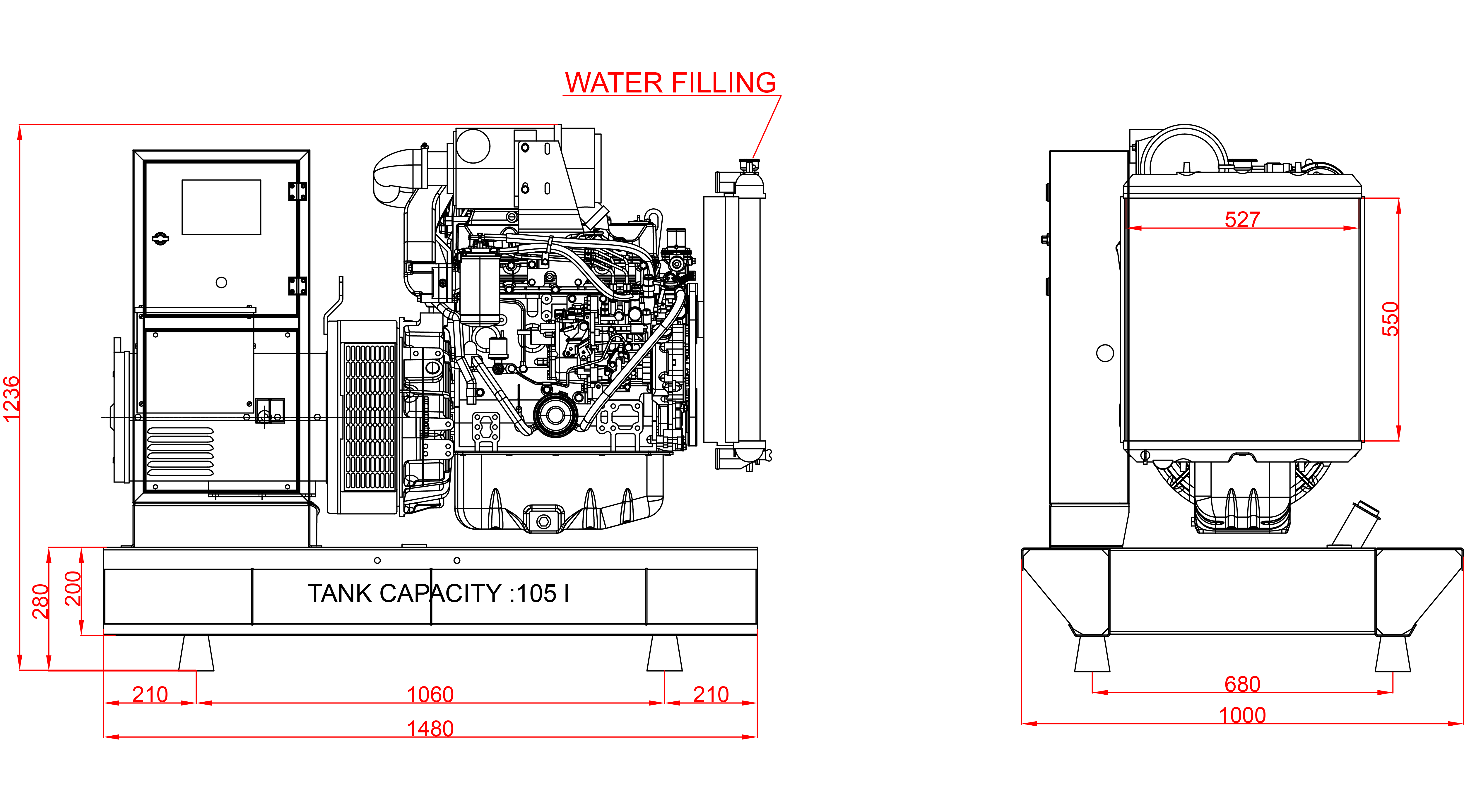 Дизелов Генератор 45 kVA, КJ POWER модел KJY-45 5