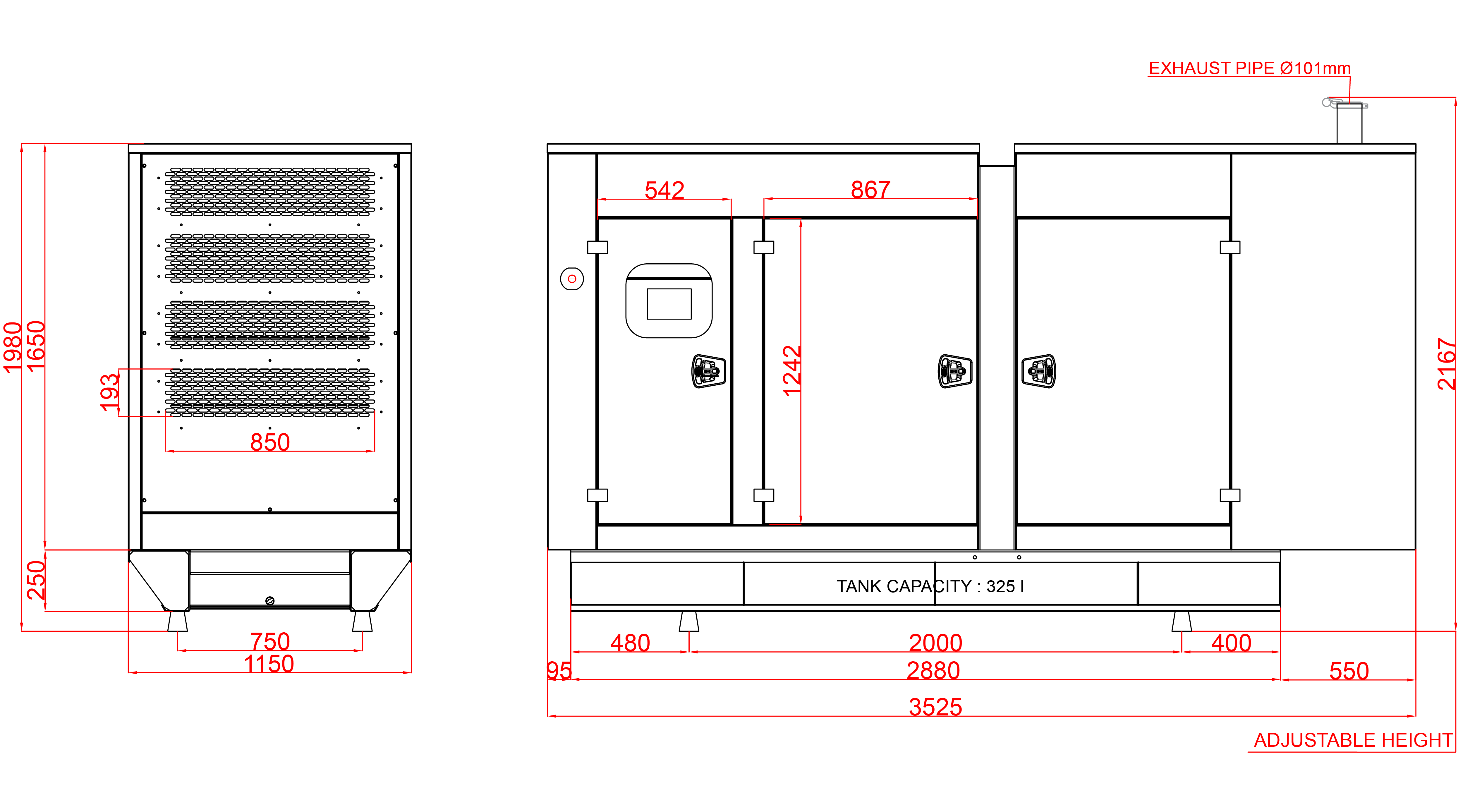 Дизелов Генератор 260kVA, KJ POWER модел KJS-260 3