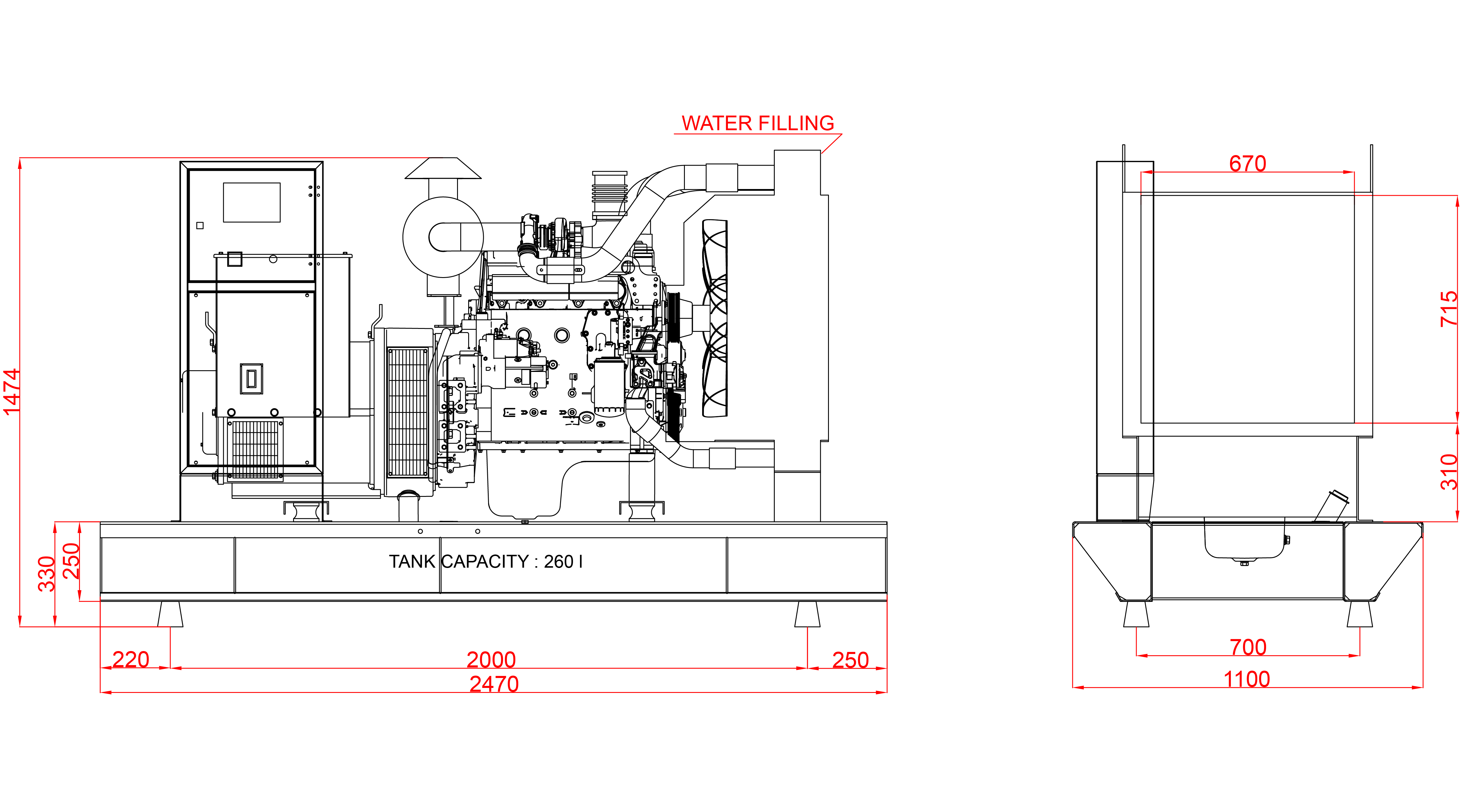 Дизелов генератор 150kVA, KJ POWER модел KJS-150 4