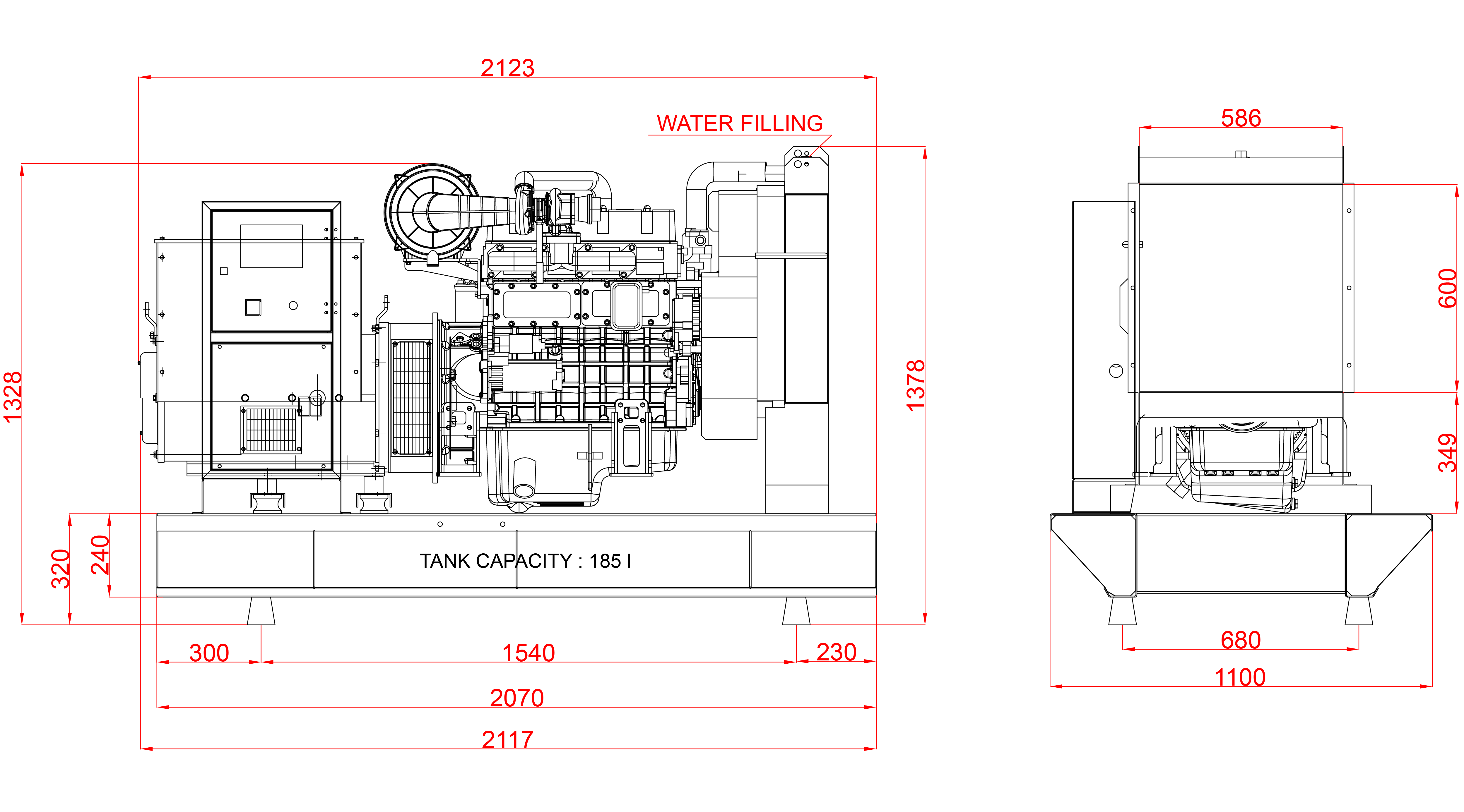 Дизелов Генератор 110kVA, KJ POWER Модел KJA-110 4