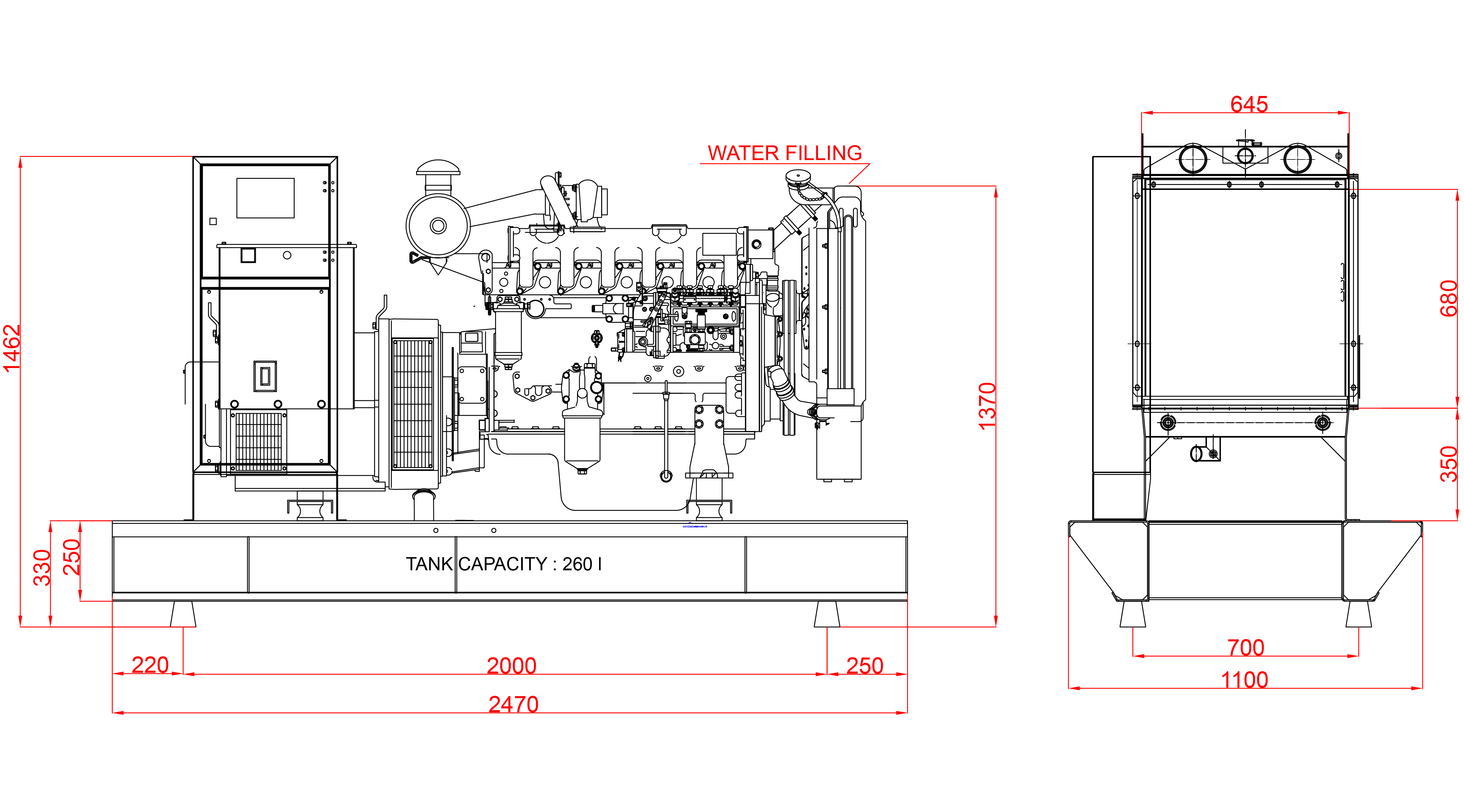 Дизелов Генератор 150kVA, KJ POWER Модел KJA-150 4