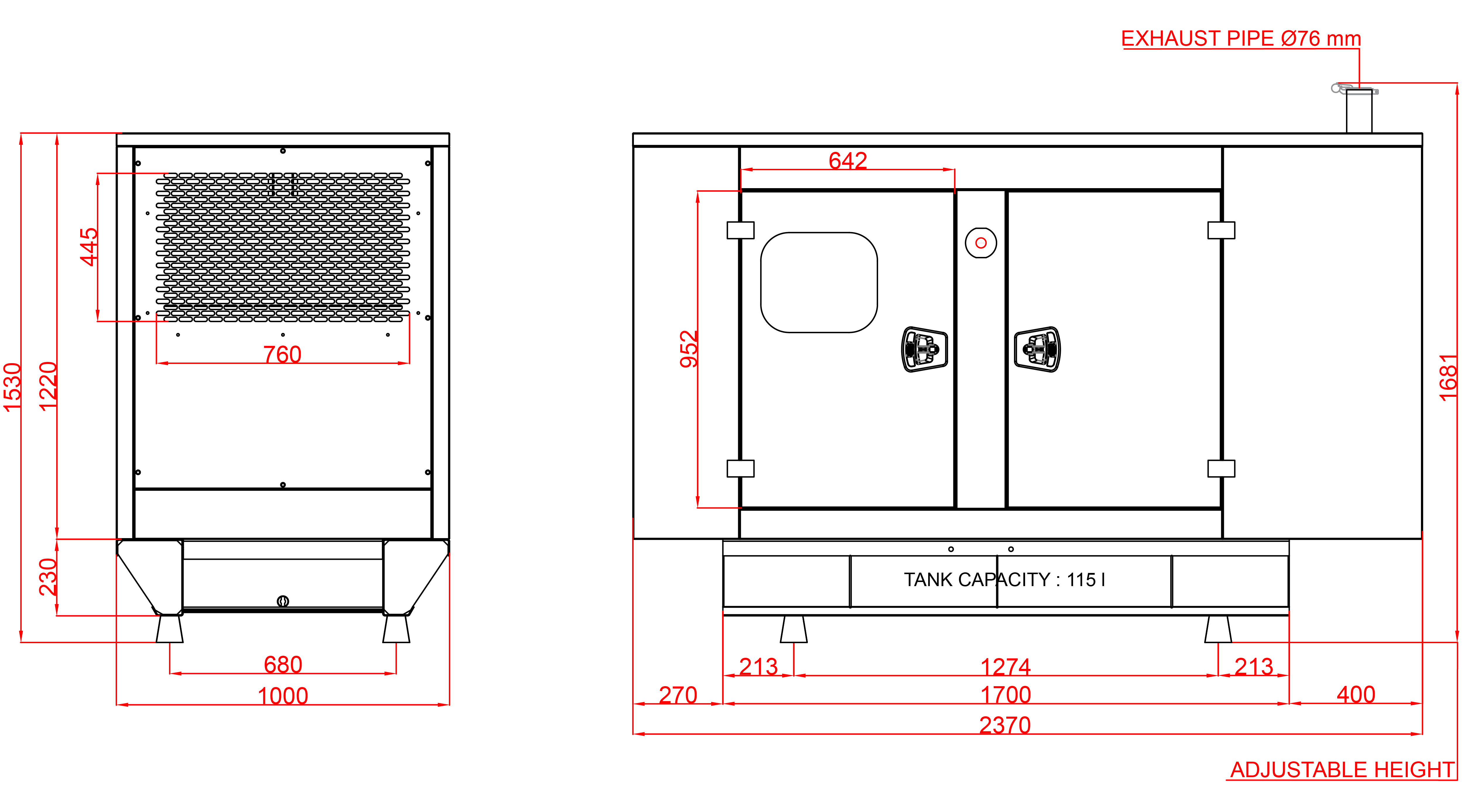 Дизелов Генератор 74kVA, KJ POWER модел KJA-74 3