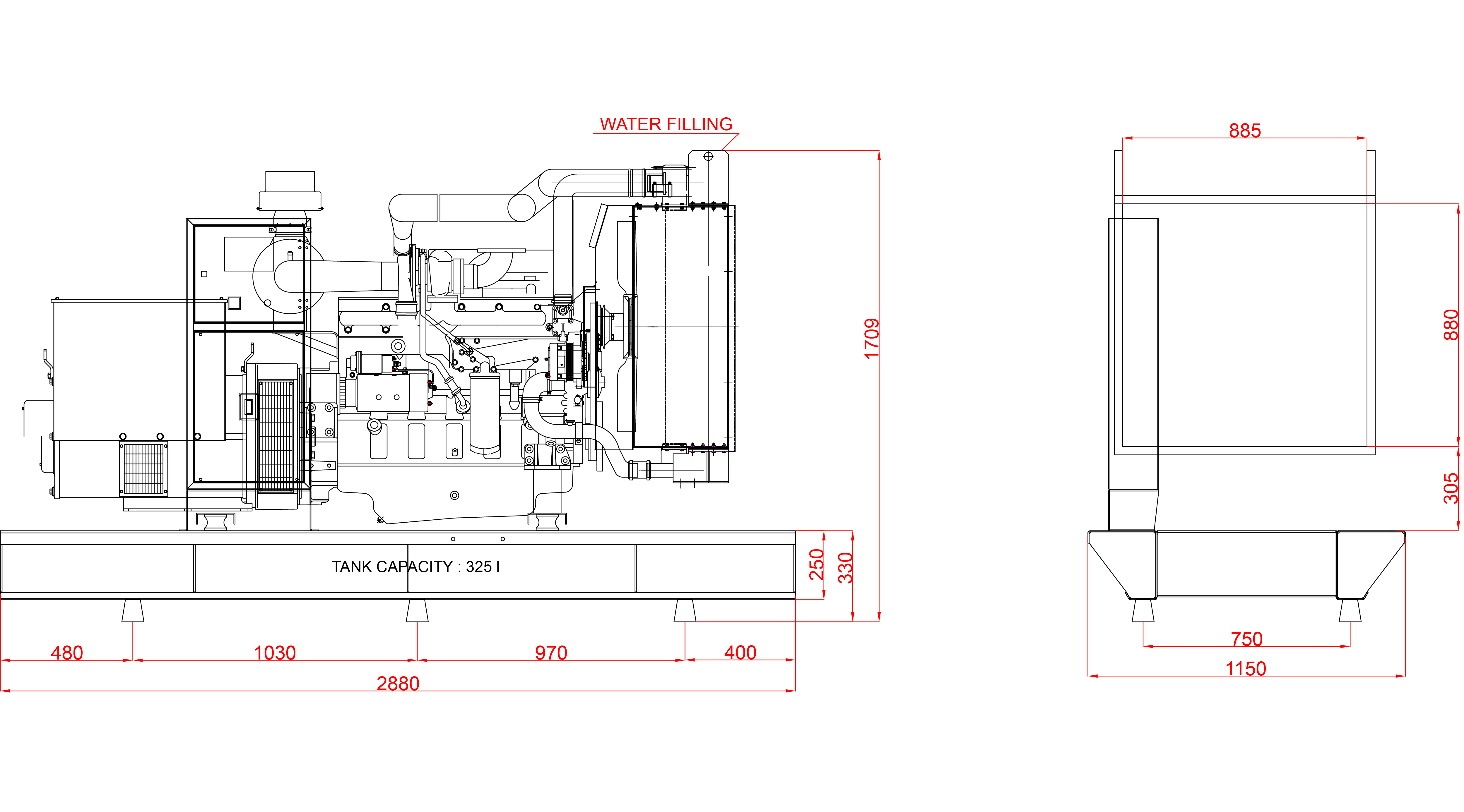 Дизелов Генератор 250kVA KJPOWER Модел KJS250 4
