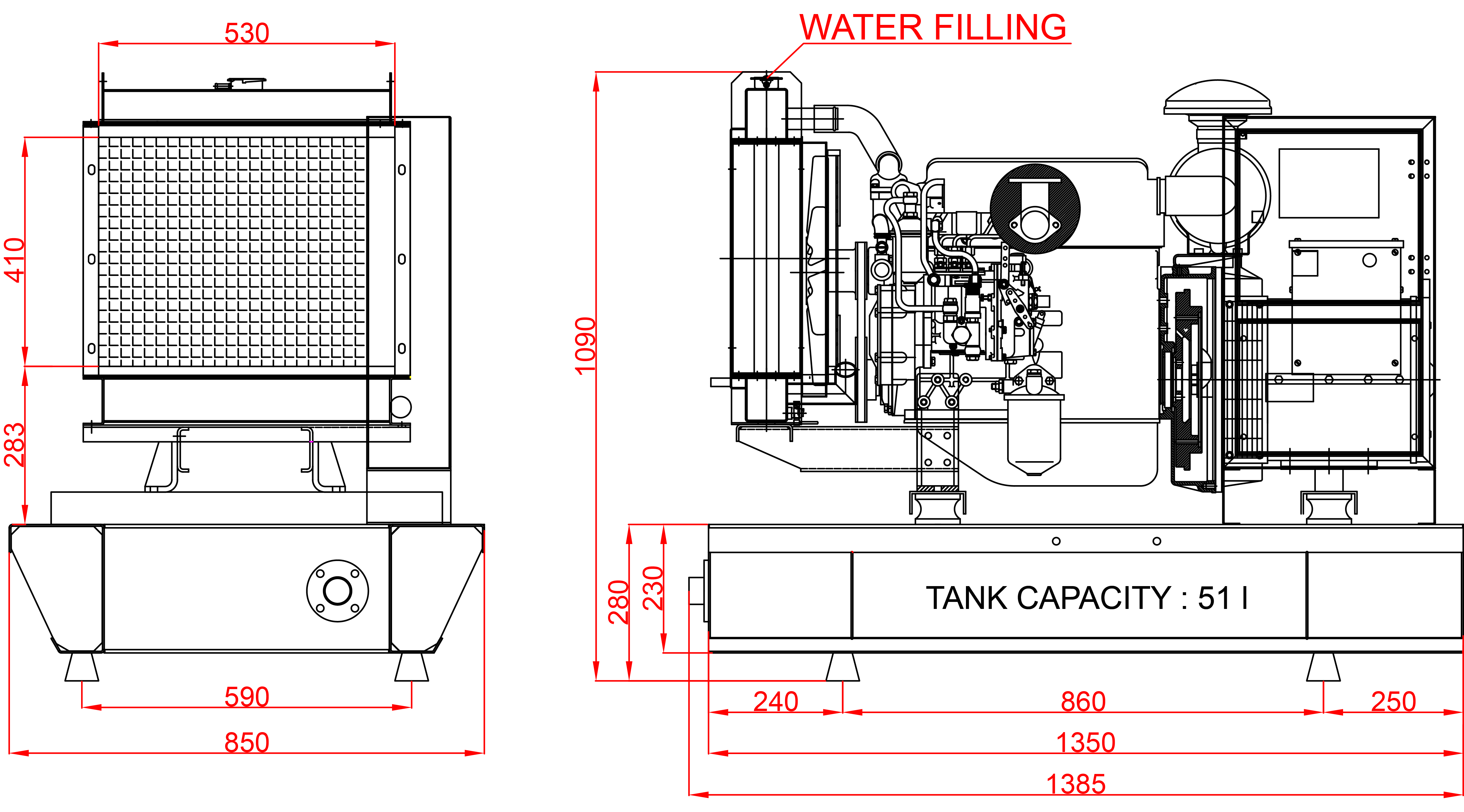 Дизелов Генератор 15kVA, KJ POWER модел KJT-15 4