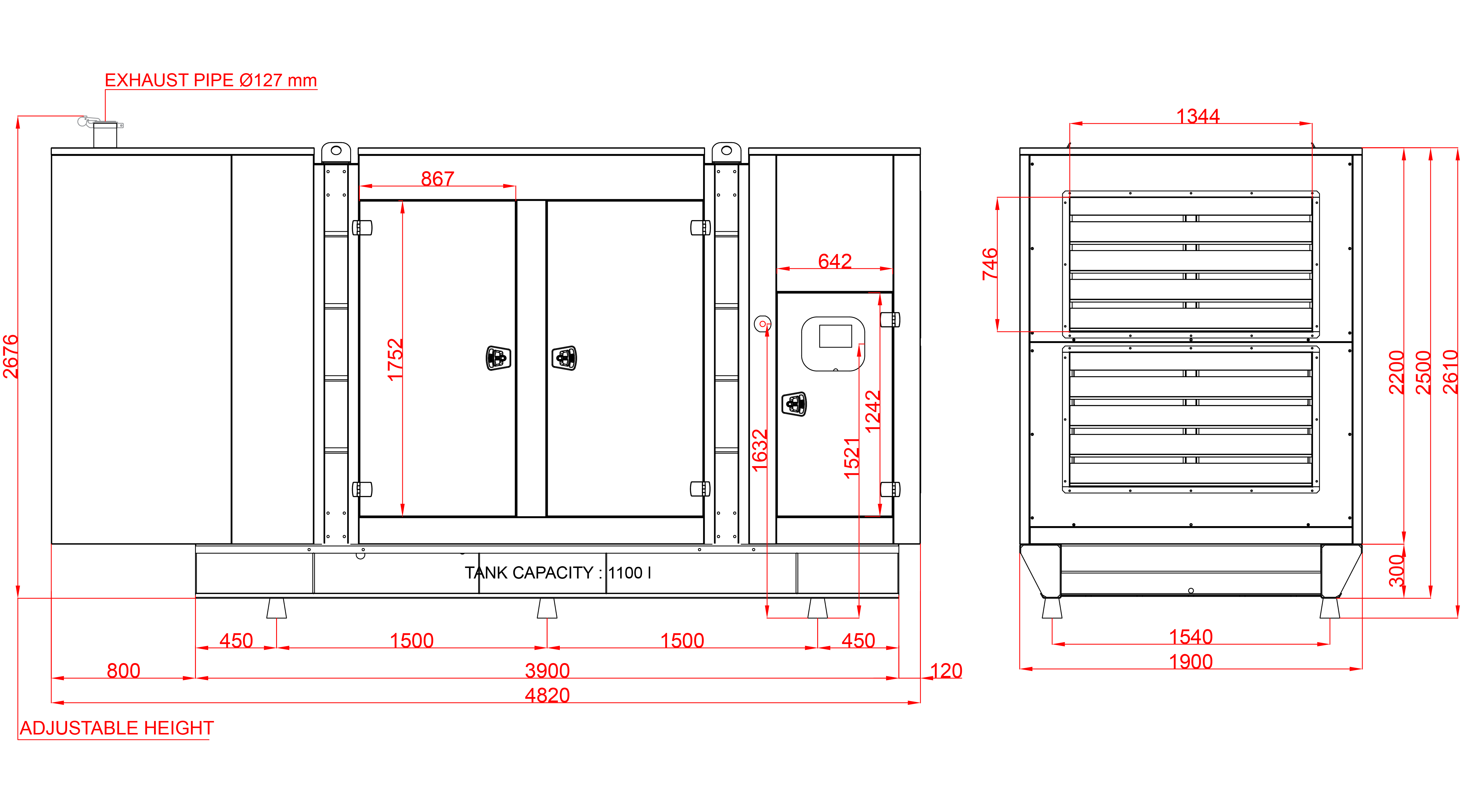 Дизелов Генератор 500kVA, KJ POWER модел KJS-500 3