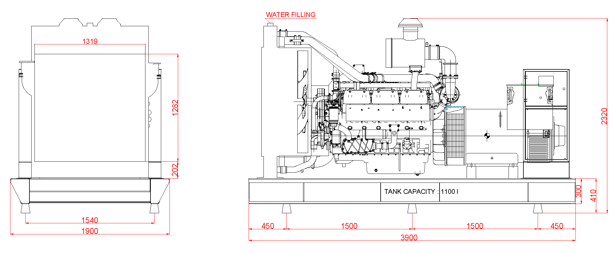 Дизелов Генератор 600kVA KJ POWER модел KJS-600 4