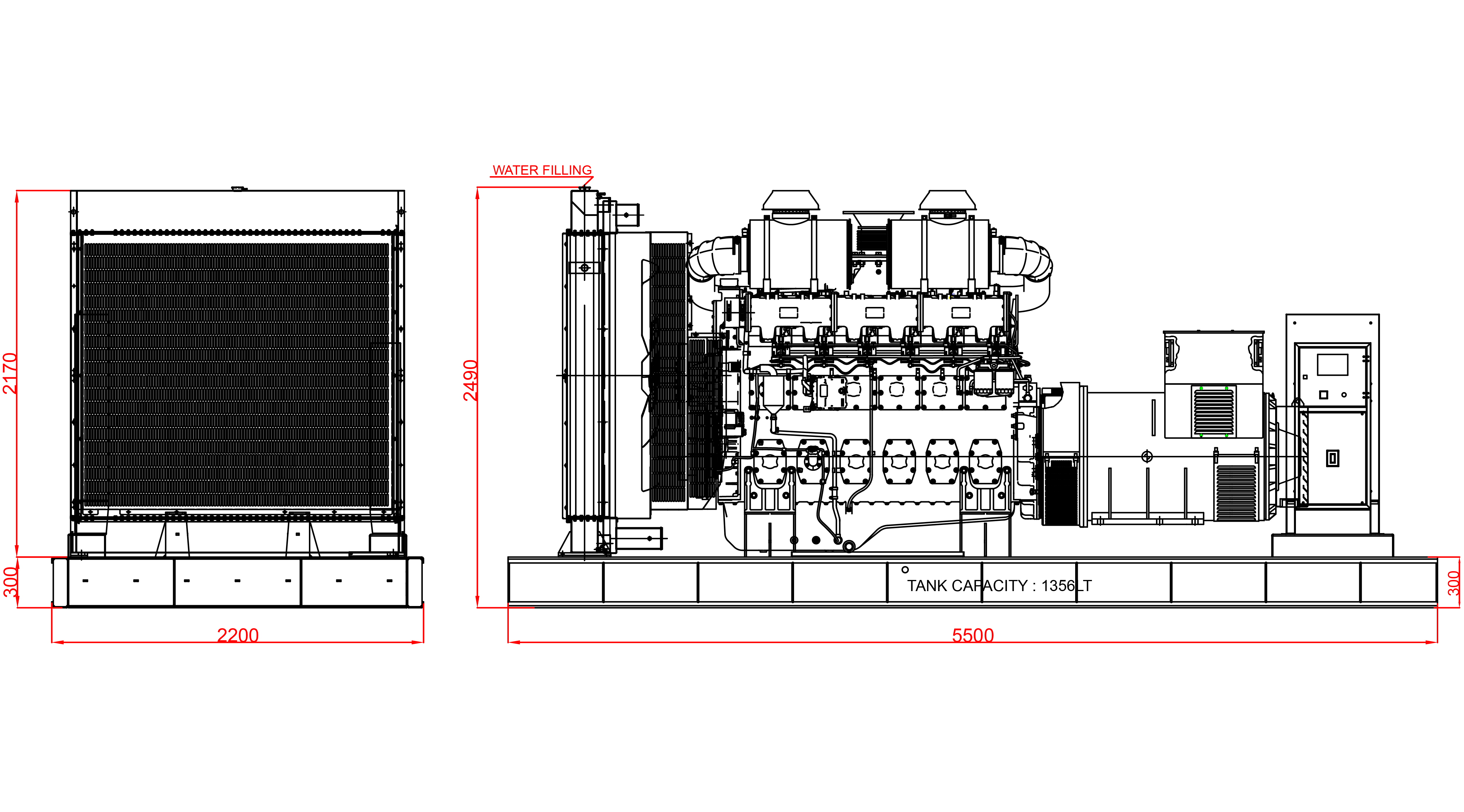 Дизелов Генератор 1100kVA, KJ POWER модел KJS-1100 4