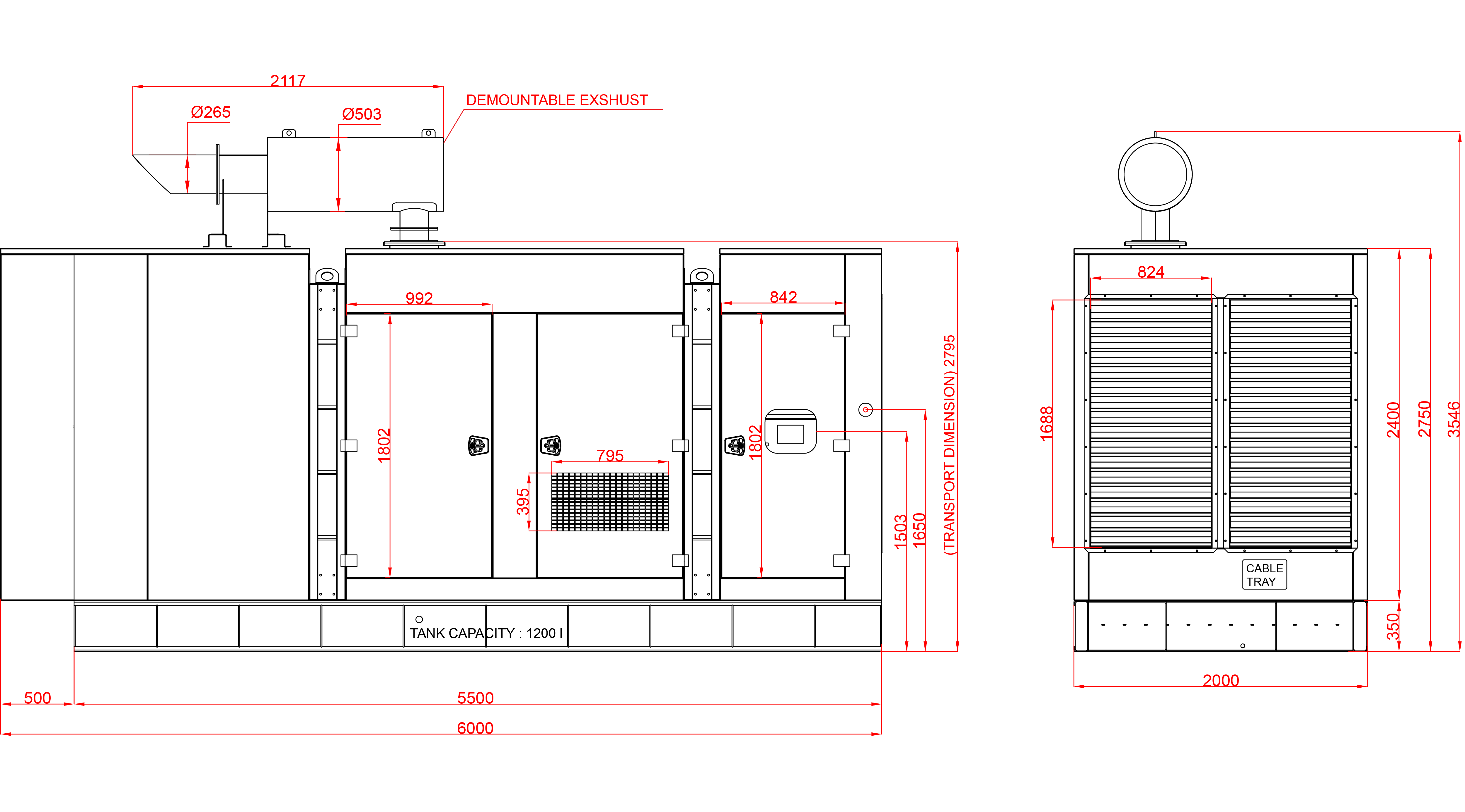 Дизелов Генератор 1010kVA, KJ POWER модел KJS-1010 3