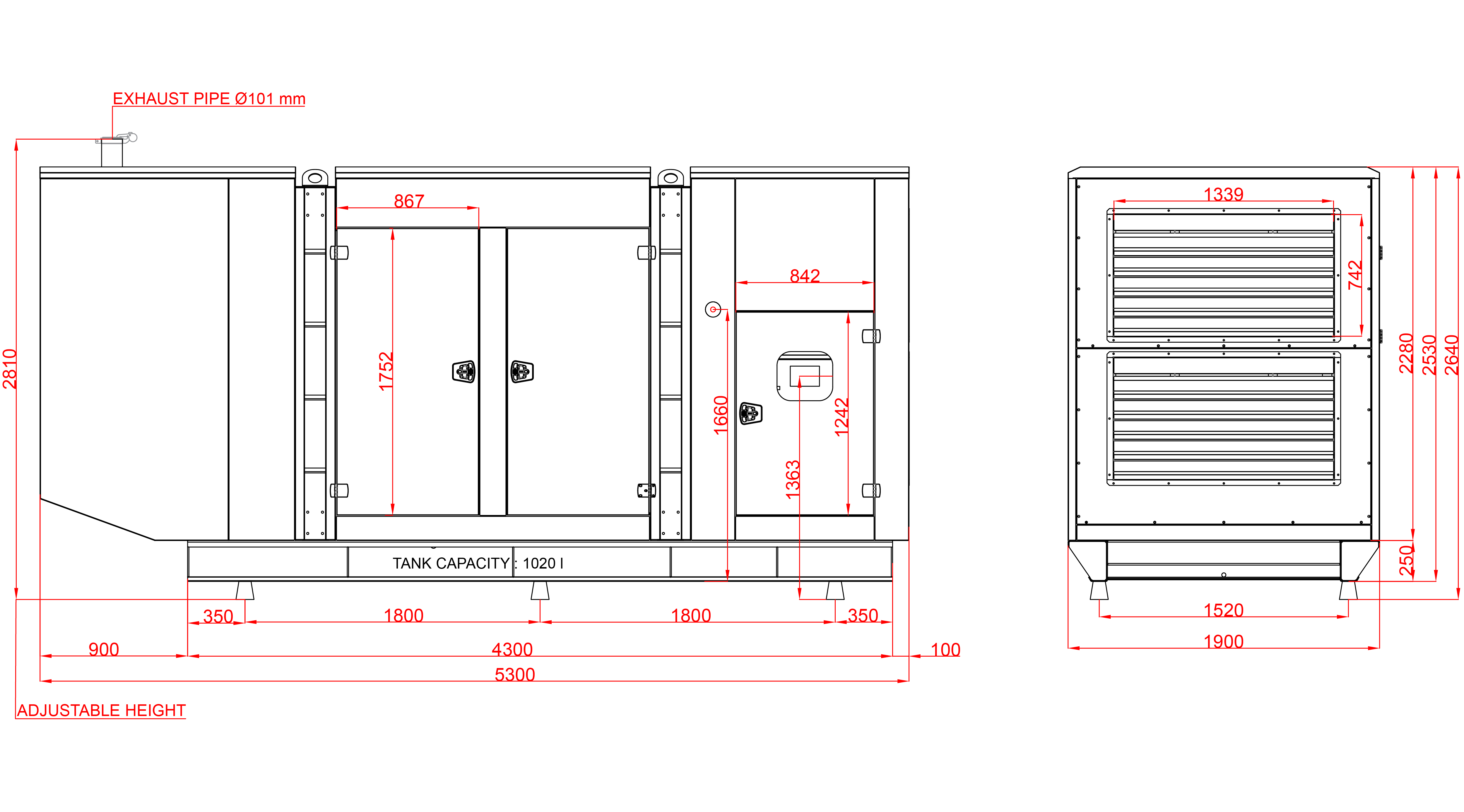 Дизелов Генератор 800kVA KJ POWER модел KJS-800 3