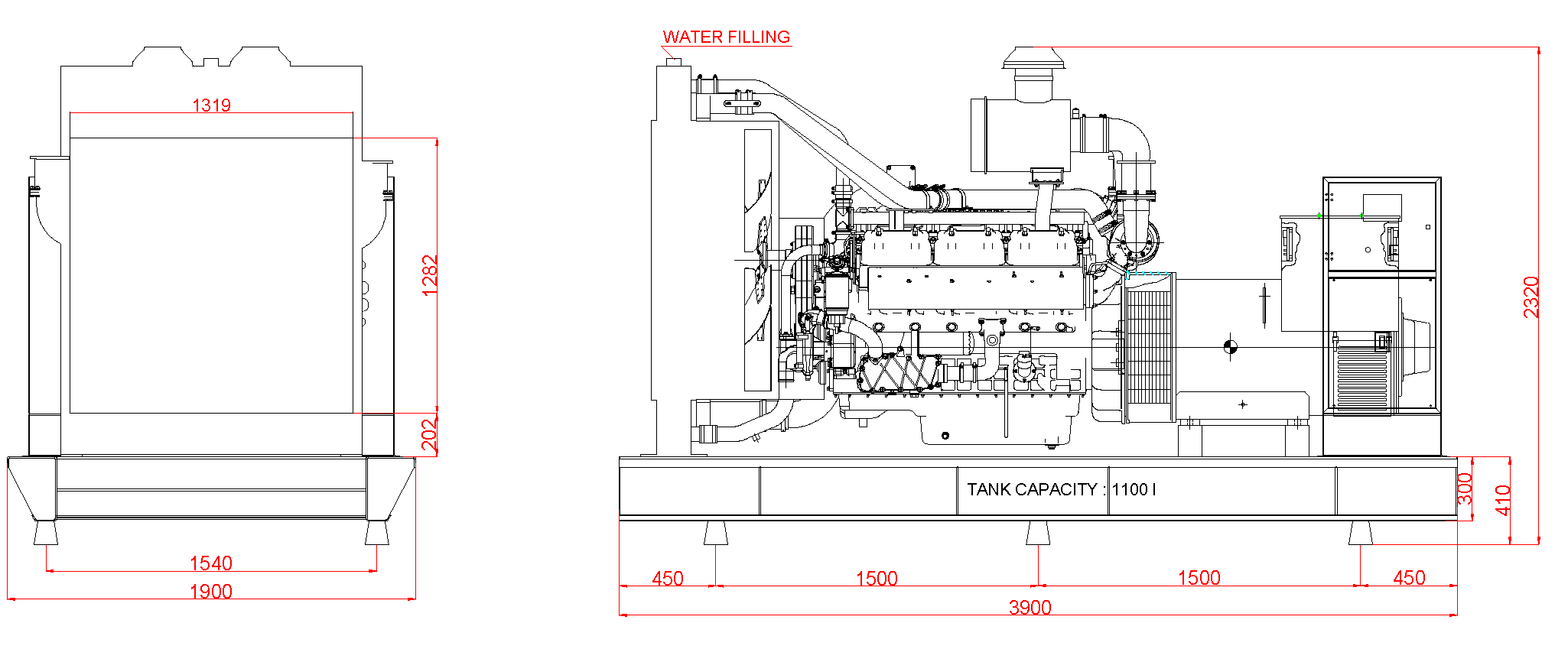 Дизелов Генератор 660kVA, KJ POWER модел KJS-660 4