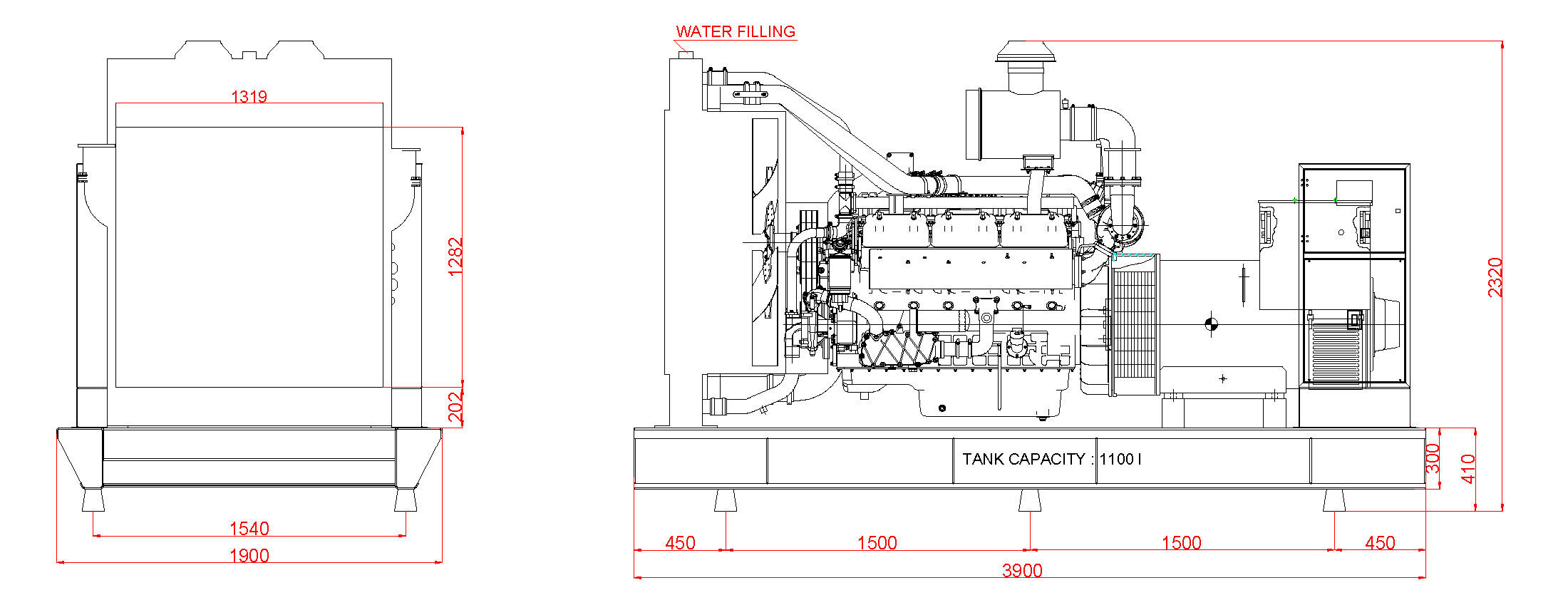 Дизелов Генератор 500kVA, KJ POWER модел KJS-500 4