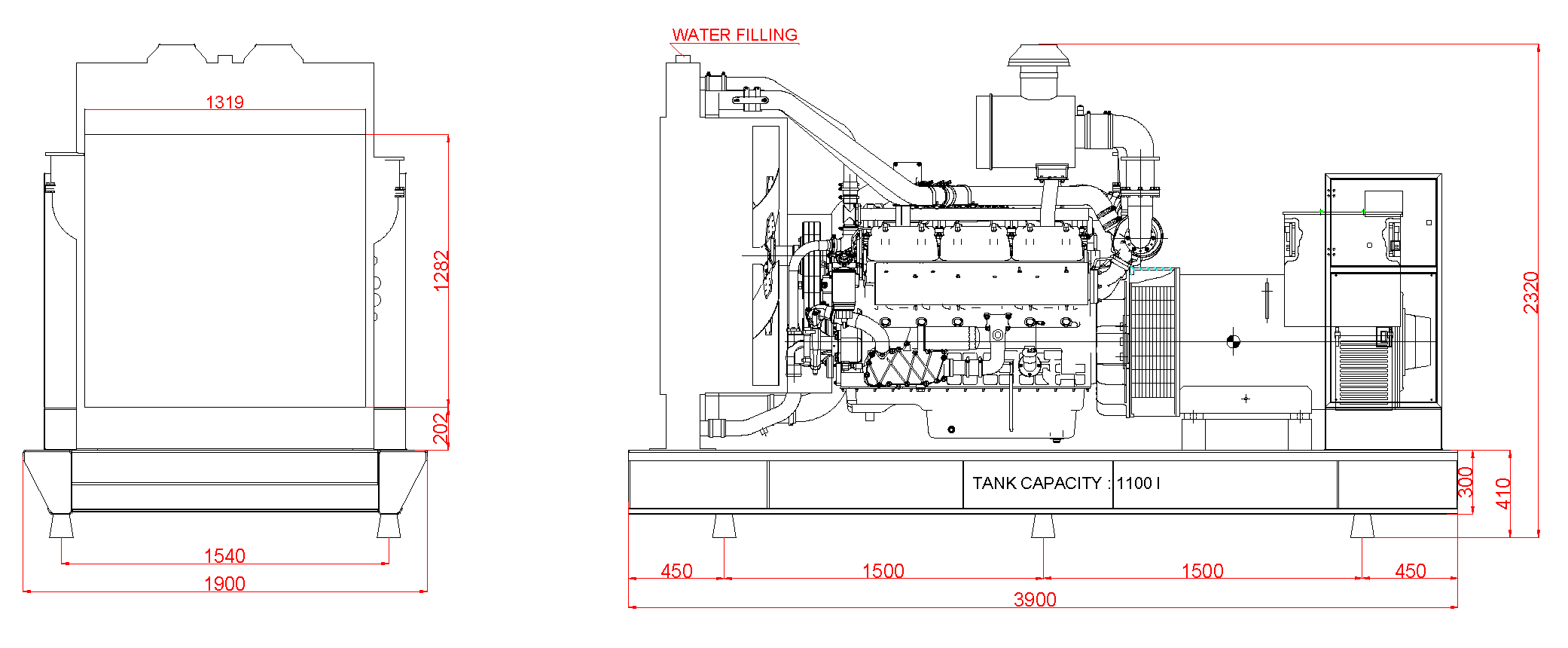 Дизелов Генератор 550kVA, KJ POWER модел KJS-550 4