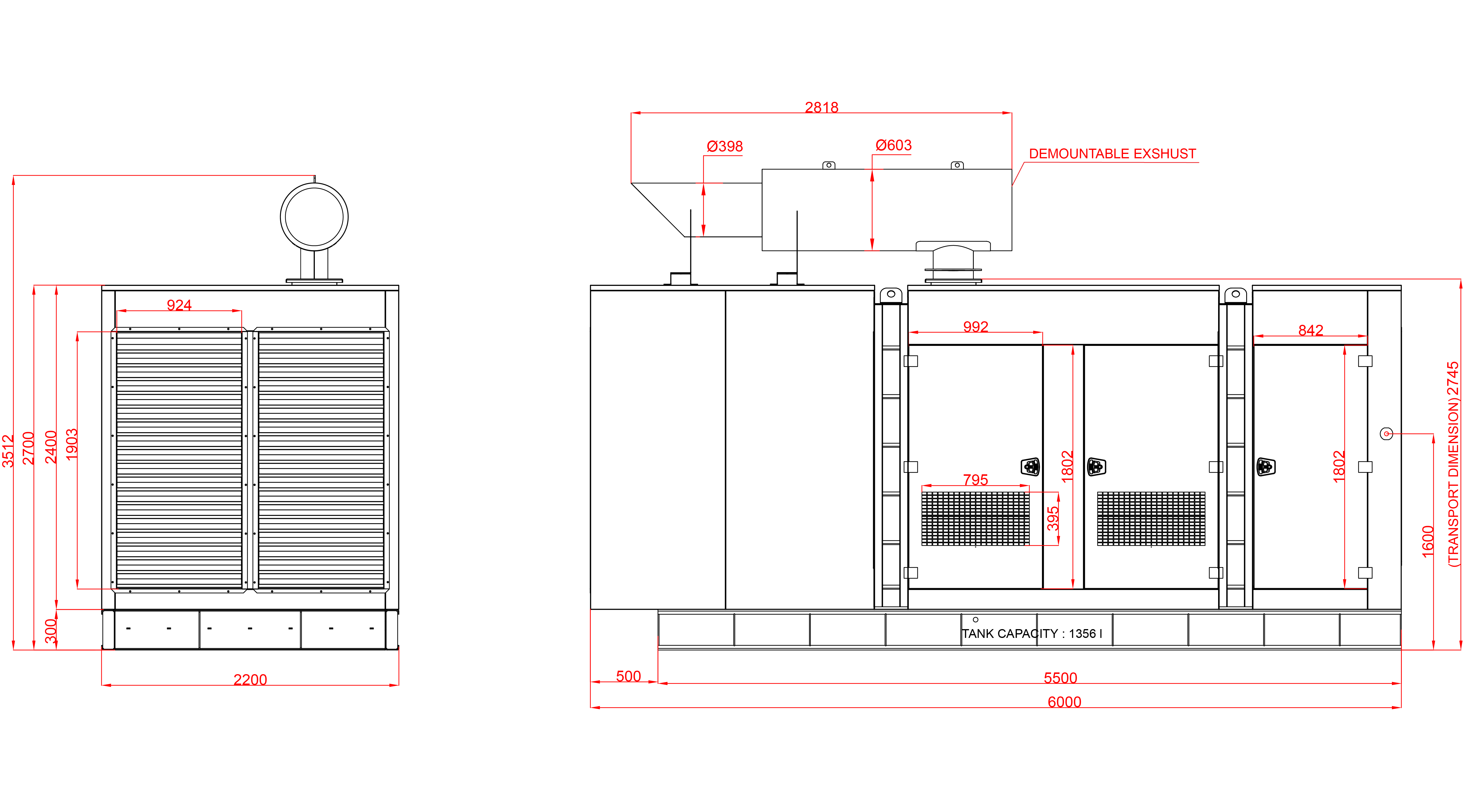 Дизелов Генератор 1100kVA, KJ POWER модел KJS-1100 3