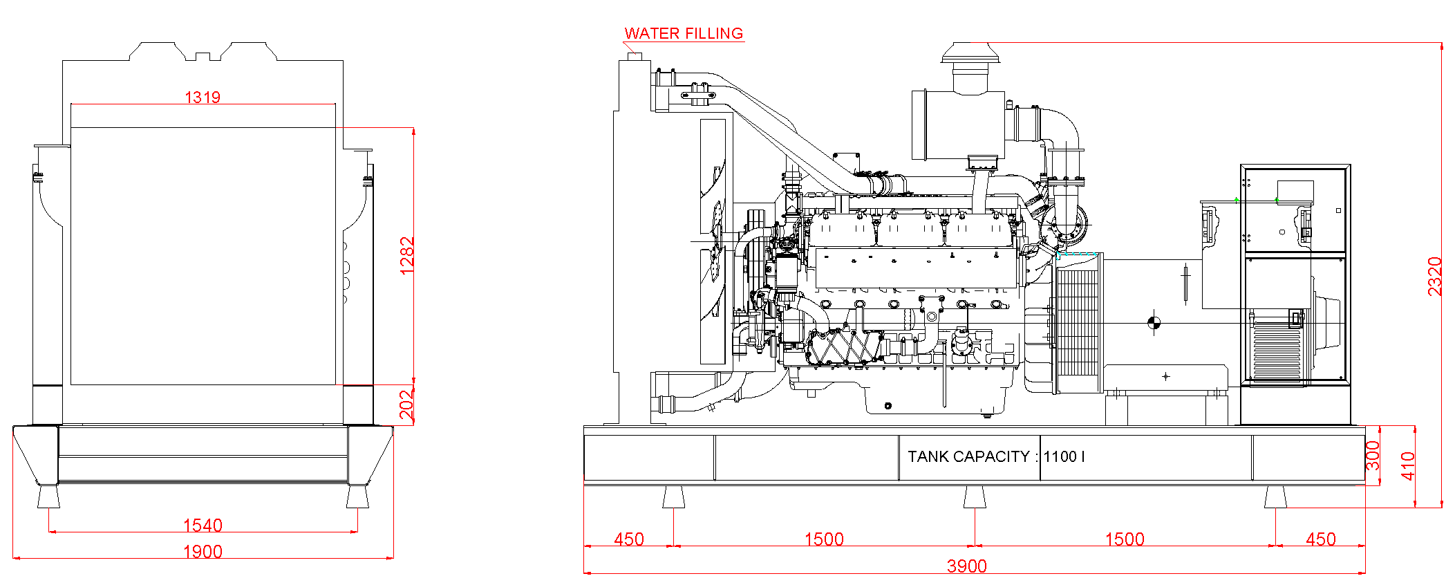 Дизелов Генератор 725kVA, KJ POWER модел KJS-725 4