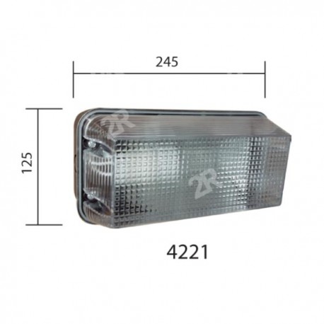 ВЛАГОЗАЩИТЕНА ПЛАФОНИЕРА OLA 1052A 4221-