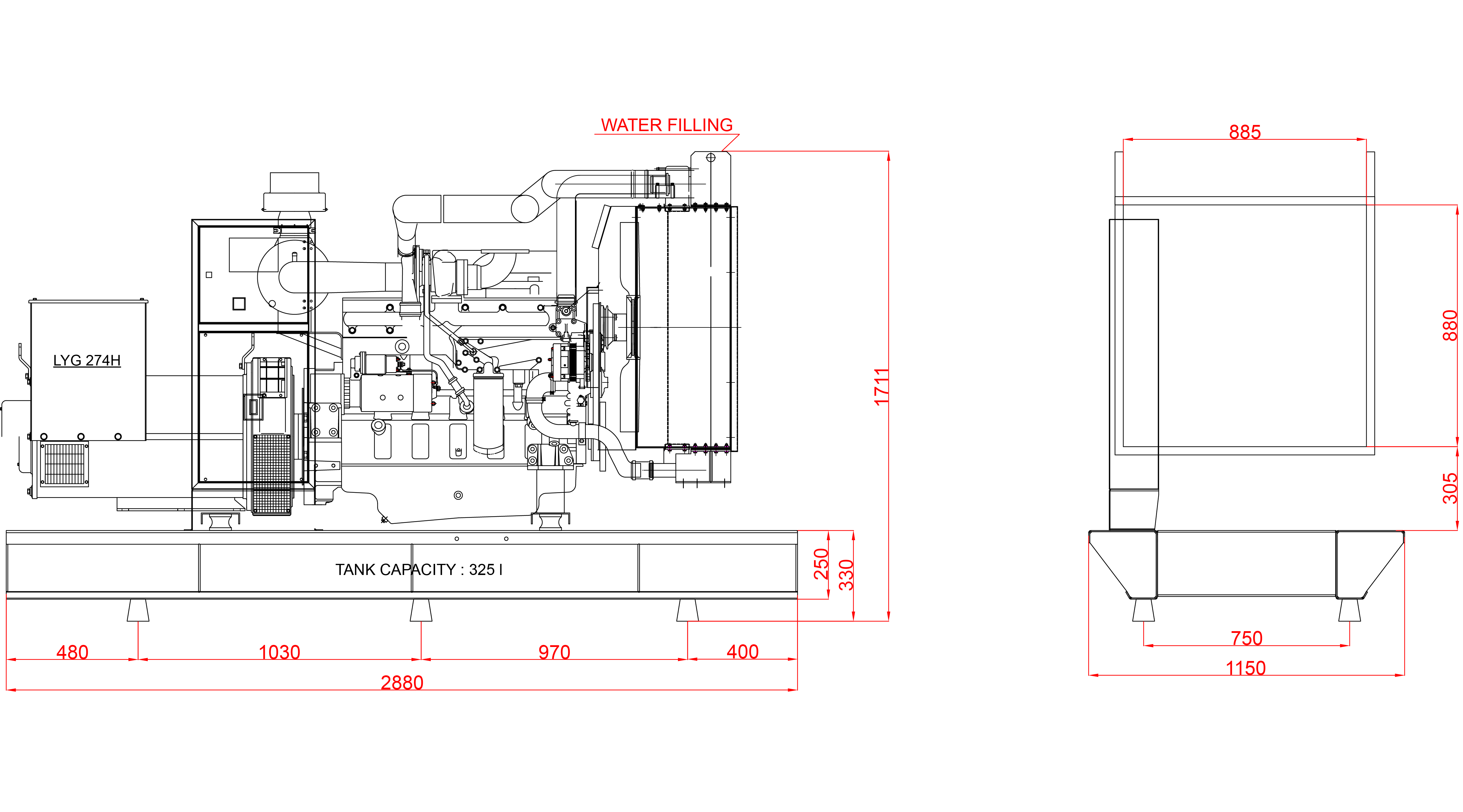 Дизелов Генератор 260kVA, KJ POWER модел KJS-260 4