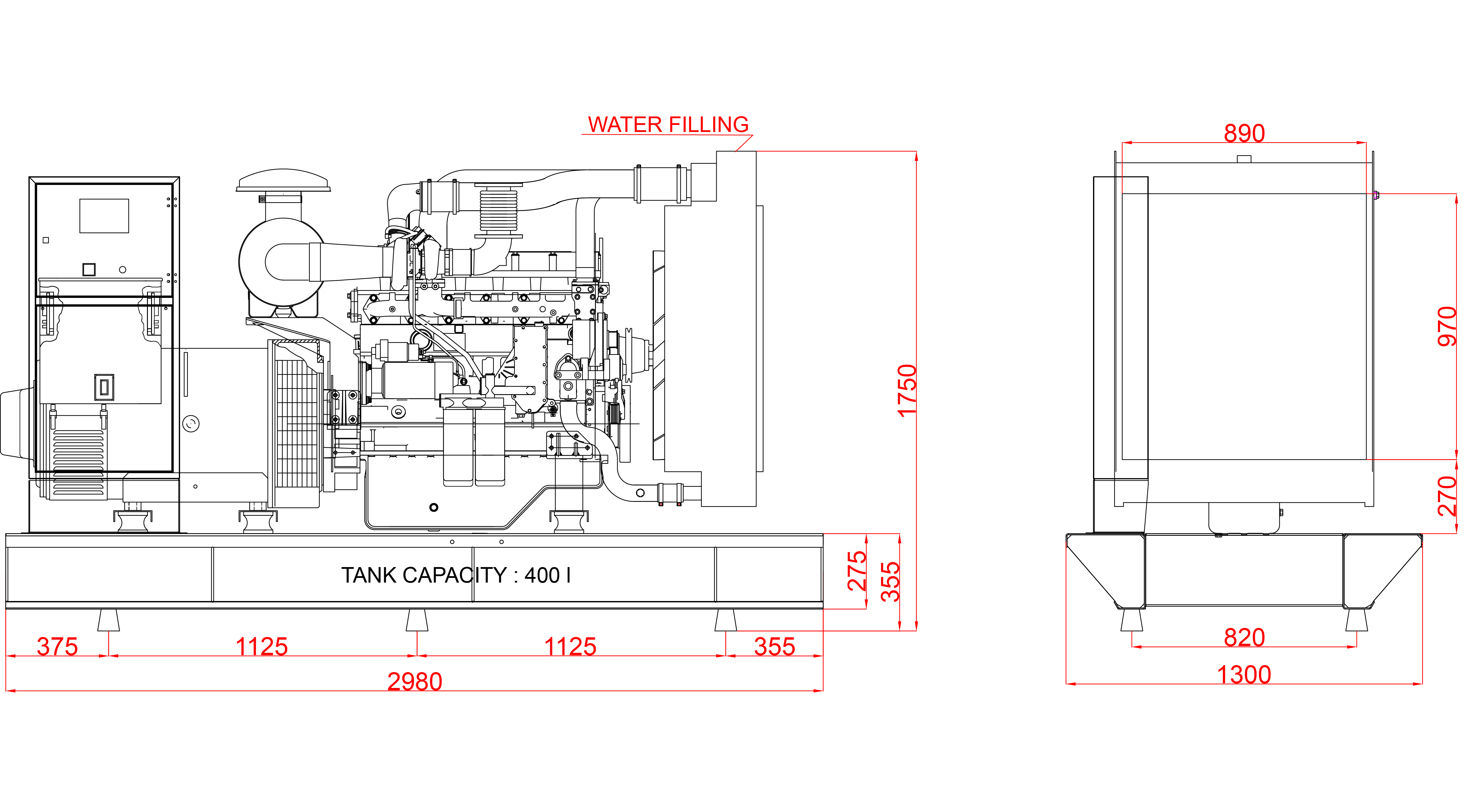Дизелов Генератор 300kVA KJ POWER модел KJS-300 4