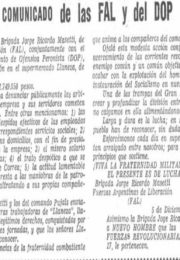 thumbnail of 1971 diciembre 5. Comunicado