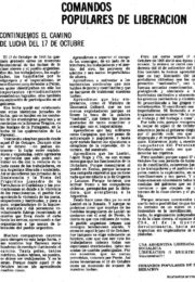 thumbnail of Continuemos el camino de lucha del 17 de octubre
