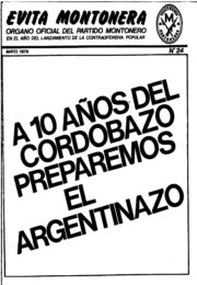 thumbnail of Evita Montonera 24
