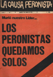 thumbnail of La Causa Peronista N 1