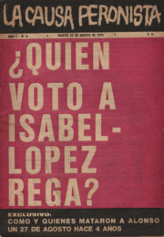 thumbnail of La Causa Peronista N 8