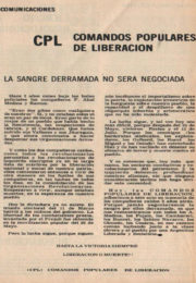 thumbnail of La sangre derramada no sera negociada