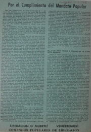 thumbnail of Por el cumplimiento del mandato popular