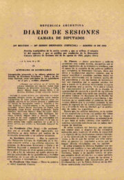 thumbnail of 1964 agosto. Diario Sesiones Diputados I