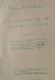 thumbnail of 1964. La cuestion de las lenguas indigenas