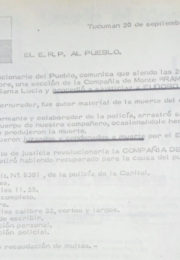 thumbnail of 1974 septiembre 20. Tucuman. El ERP al Pueblo