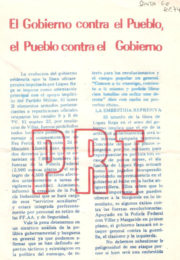 thumbnail of 1974 septiembre. El gobierno contra el Pueblo