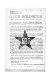 thumbnail of A los soldados