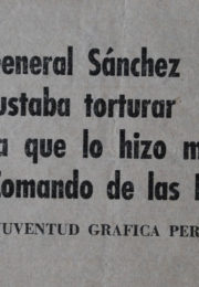 thumbnail of Al general Sanchez le gustaba torturar