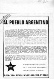 thumbnail of Al pueblo argentino