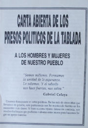thumbnail of Carta abierta de lospresos politicos de La Tablada